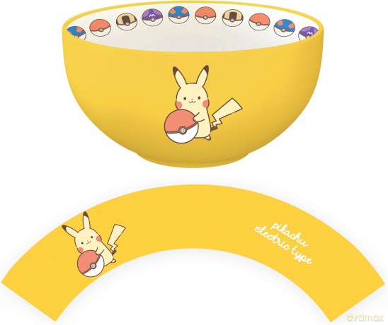 POKEMON - Bowl - 600 ml - Pikachu Electric Type - Cardboard box