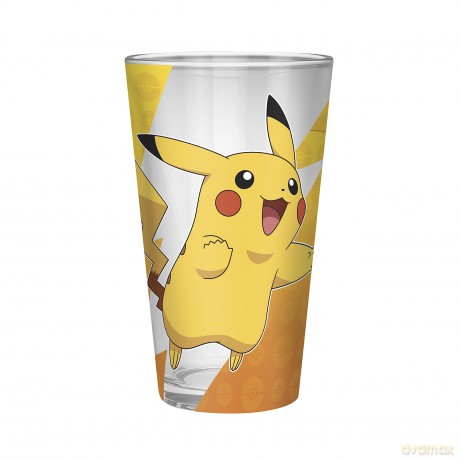 POKEMON - duża szklanka - 400ml - Pikachu foil -