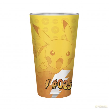 POKEMON - duża szklanka - 400ml - Pikachu foil -