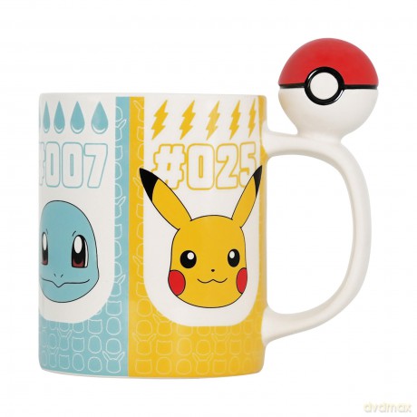 POKEMON - Kubek 3D handle - Pokeball