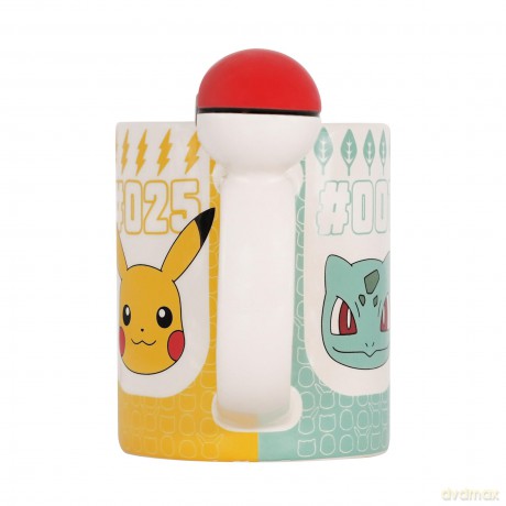 POKEMON - Kubek 3D handle - Pokeball