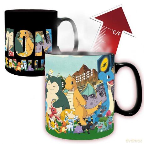 POKEMON - Mug Heat Change - 460 ml - Gotta catch em all