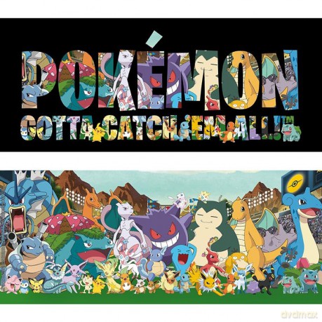 POKEMON - Mug Heat Change - 460 ml - Gotta catch em all