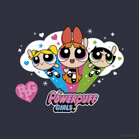 POWERPUFF GIRLS - Cosmetic Case-Blossom, Bubbles and Buttercup-Blue