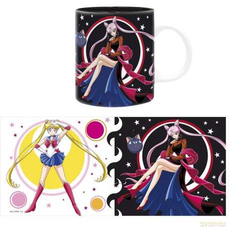 SAILOR MOON - Kubek - 320 ml - Sailor Moon Vs Black Lady -subli -box