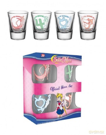 SAILOR MOON - Set of 4 shooters - Characters