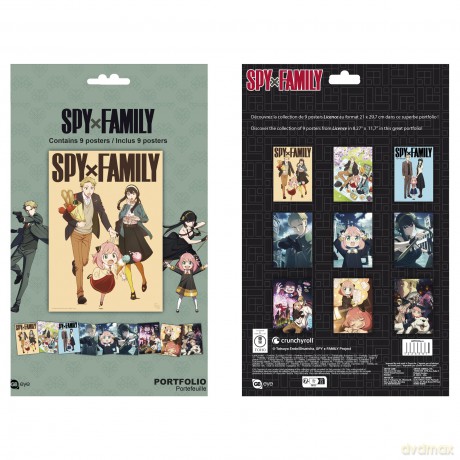 SPY X FAMILY - Portfolio 9 posters Characters S4 (219,7) X5