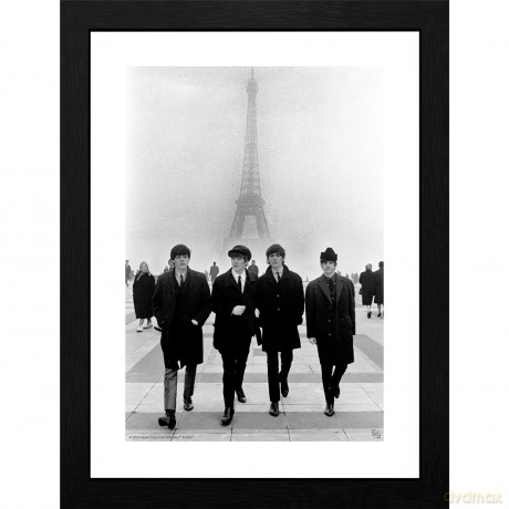 THE BEATLES - Framed print Paris (30x40)