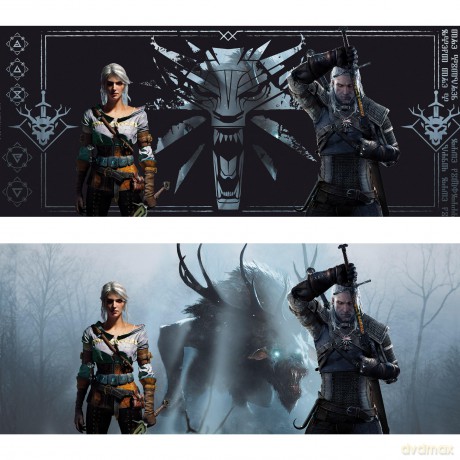 THE WITCHER - Mug Heat Change - 460 ml - Geralt & Ciri - with box