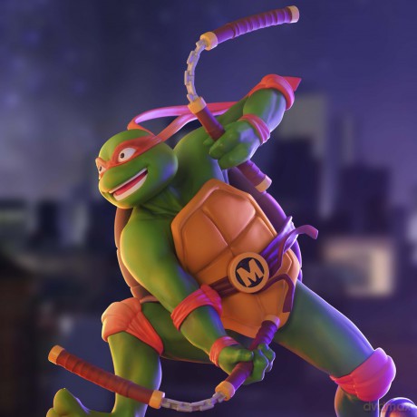 Wojownicze Żółwie Ninja - Figurine Michelangelo
