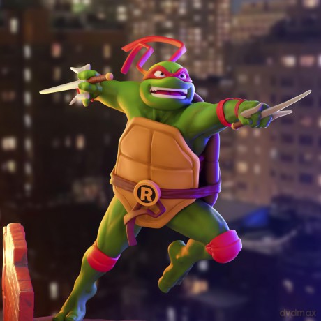Wojownicze Żółwie Ninja - Figurine Raphael