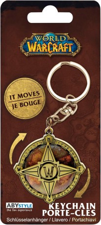 WORLD OF WARCRAFT - Moving Keychain Azeroth's Compas