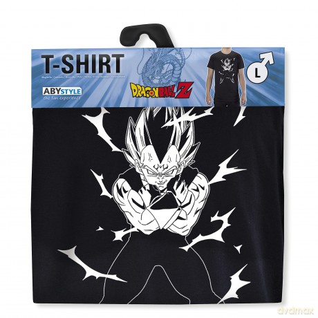 DRAGON BALL - Tshirt DBZ/Vegeta man SS black - basic