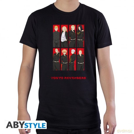 TOKYO REVENGERS - Tshirt Tokyo Manji Captains- man SS black - basic
