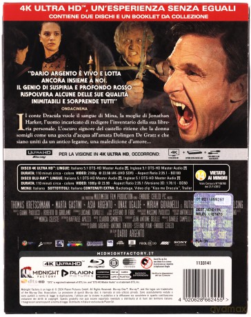 Dracula 3D [Blu-Ray 4K]+[Blu-Ray 3D]+[Blu-Ray]