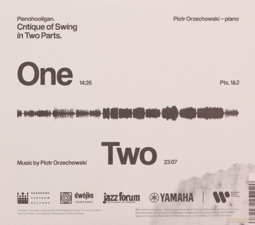 Pianohooligan: Critique Of Swing In Two Parts [CD]