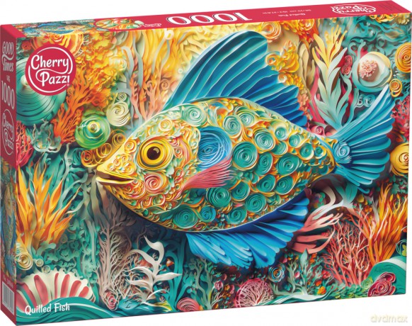 CHERRYPAZZI 1000 el. Quilled Fish 30806 [PUZZLE]