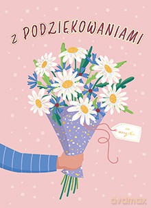 Karnet B6 Z Podziękowaniami