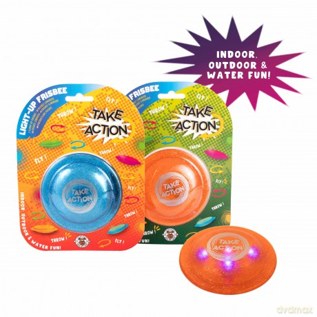 Kieszonkowe świecące frisbee 1 szt. mix
