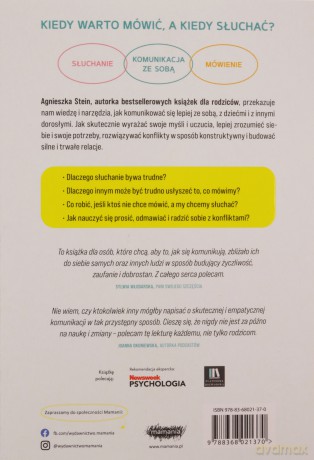 Komunikacja. Droga do zrozumienia siebie i innych - Agnieszka Stein [KSIĄŻKA]