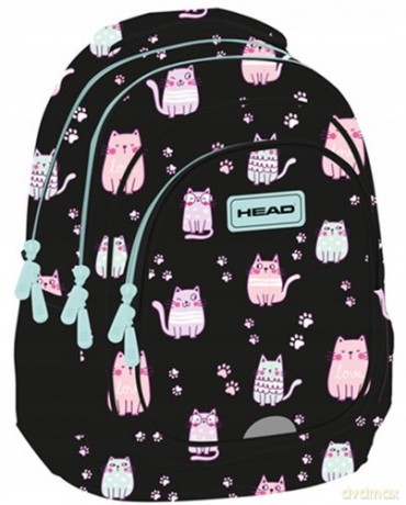 Plecak 3-komorowy Head Lovely Kitty