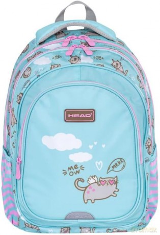 Plecak 3-komorowy Head Meow Miętowy