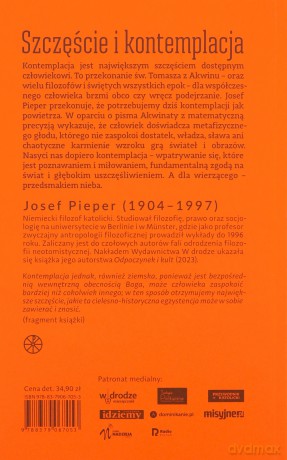 Szczęście i kontemplacja - Josef Pieper [KSIĄŻKA]