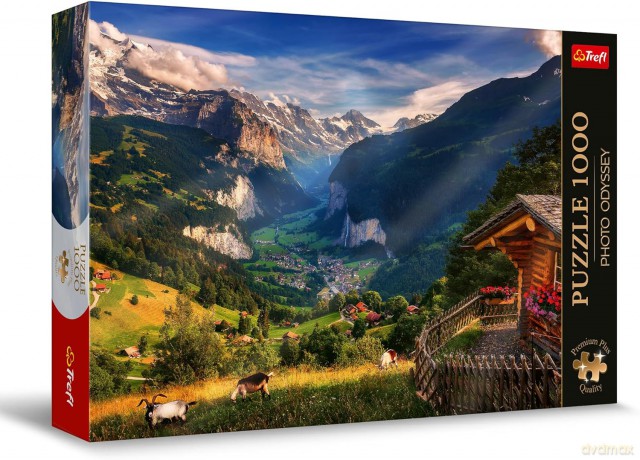 TREFL 1000 el. Premium Plus Photo Odyssey Dolina Lauterbrunnen Szwajcaria 10821 [PUZZLE]