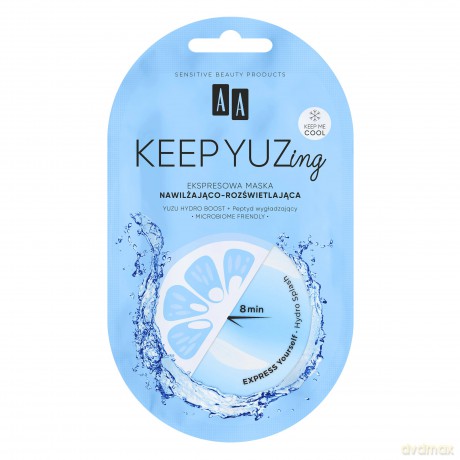AA Keep Yuzing Ekspresowa maska nawilżająco - rozświetlająca 7 ml