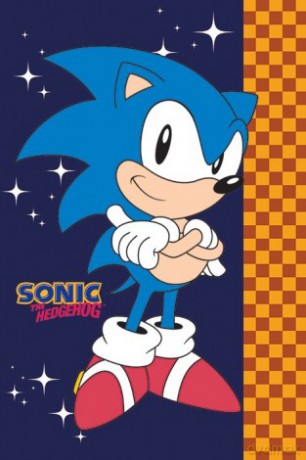 Sonic The Hedgehog (Stars) [PLAKAT]