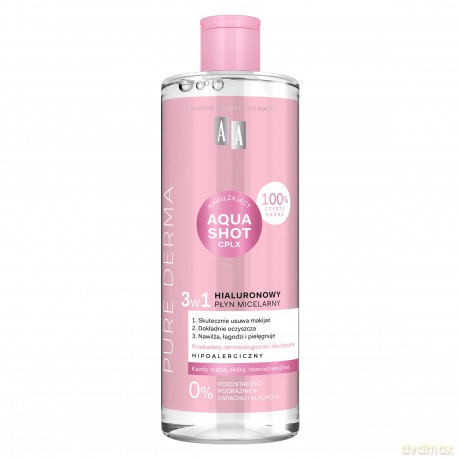 AA Pure Derma Hialuronowy płyn micelarny 500 ml