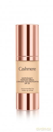 CASHMERE DD Nawilżający podkład - serum z kwasem hialuronowym SPF 30 02 Beige