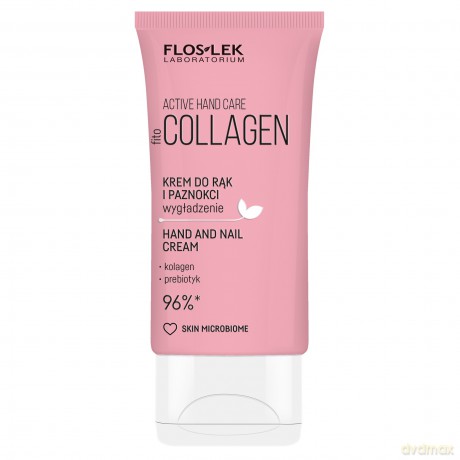FLOSLEK Active Hand Care Collagen Krem do rąk i paznokci - wygładzenie 50 ml