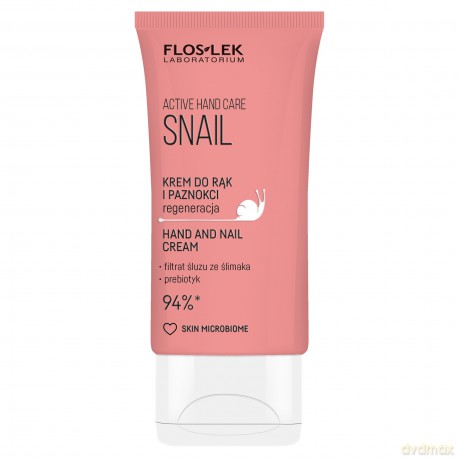 FLOSLEK Active Hand Care Snail Krem do rąk i paznokci - regeneracja 50 ml