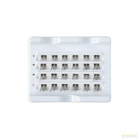 KISS FALSCARA szt.rzęsy kępki Wisps Multipack, Bambi Wisps, 24 klastry