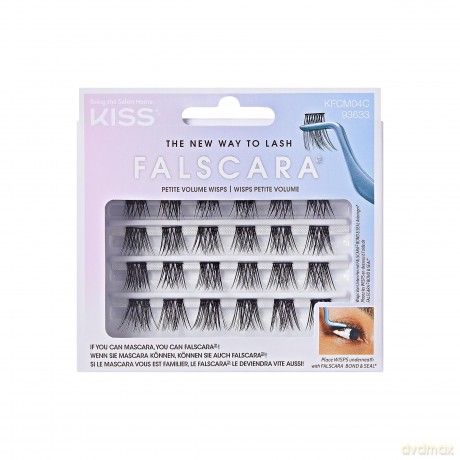 KISS Falscara szt.rzęsy kępki Wisps, Petite Volume Wisps, 24 klastry