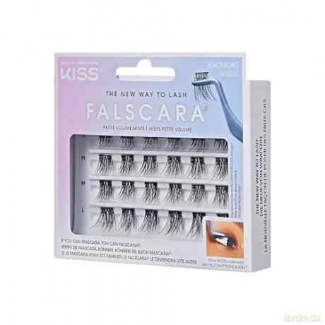 KISS Falscara szt.rzęsy kępki Wisps, Petite Volume Wisps, 24 klastry