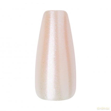 KISS szt.pazn.na klej Gel Fantasy Sculpted, Pearl, Long Length, Coffin Shape