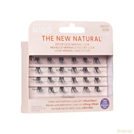 KISS szt.rzęsy kępki The New Natural, 24 kępki