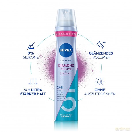 NIVEA STYLING Lakier DIAMOND VOLUME 82196&
