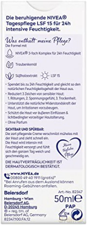 NIVEA V 24H NAWILŻENIA Krem n/dzień kojący 82347