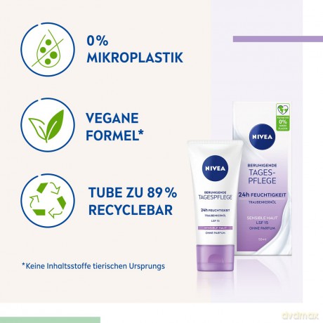 NIVEA V 24H NAWILŻENIA Krem n/dzień kojący 82347