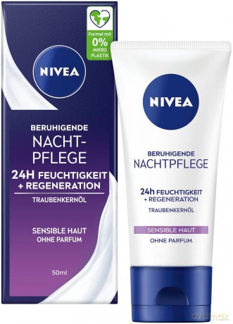 NIVEA V 24H NAWILŻENIA Krem n/noc kojący 82348