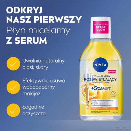 NIVEA V Płyn 400ml micelarny rozś. 5% serum 98717