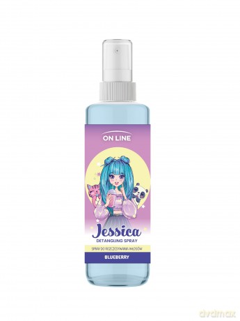 ON LINE KIDS Jessica Spray do rozczesywania włosów - Blueberry 200 ml