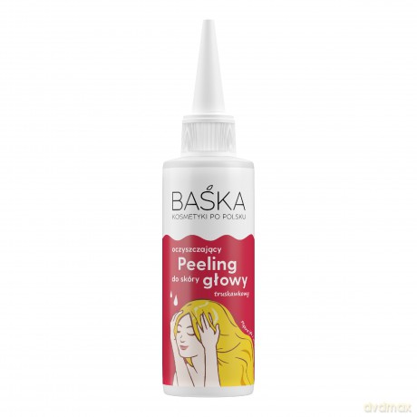 SOLVERX BAŚKA Peeling oczysz.skórę głowy truskawka