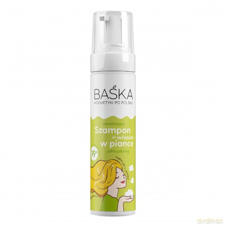 SOLVERX BAŚKA Szampon w piance jabłko 200 ml