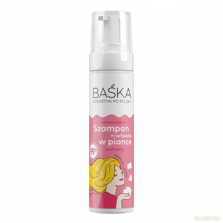 SOLVERX BAŚKA Szampon w piance malina 200 ml
