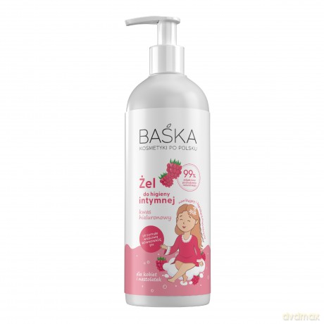 SOLVERX BAŚKA Żel do higieny intym.Kwas Hial 400ml