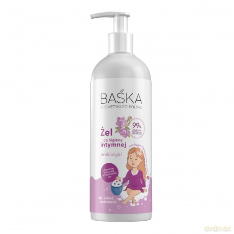 SOLVERX BAŚKA Żel do higieny intym.Prebiotyk 400ml